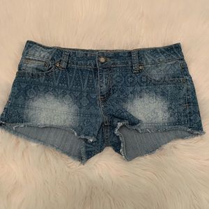 Denim shorts